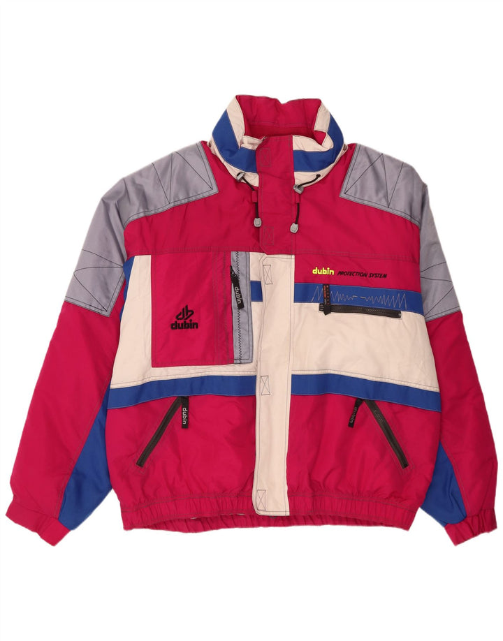 Dubin Mens Ski Jacket IT 58 4XL Pink Colourblock Nylon