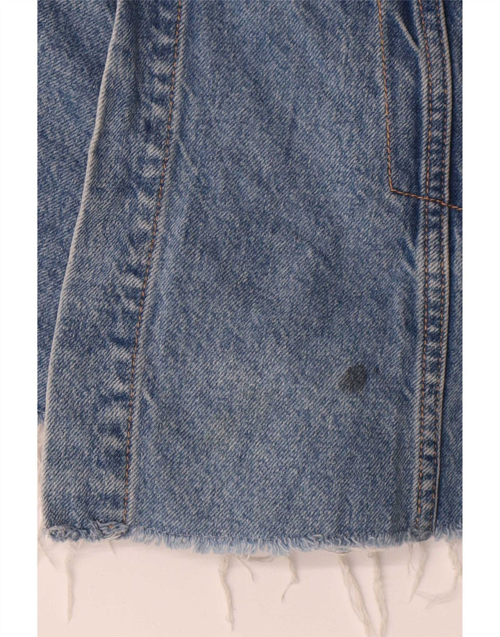 Zara Girls Denim Shorts 9-10 Years W24 Blue