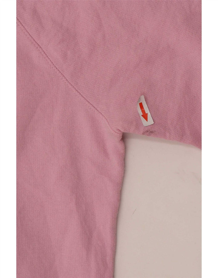 Champion Womens Graphic Sweatshirt Jumper UK 10 Small Pink Polyester