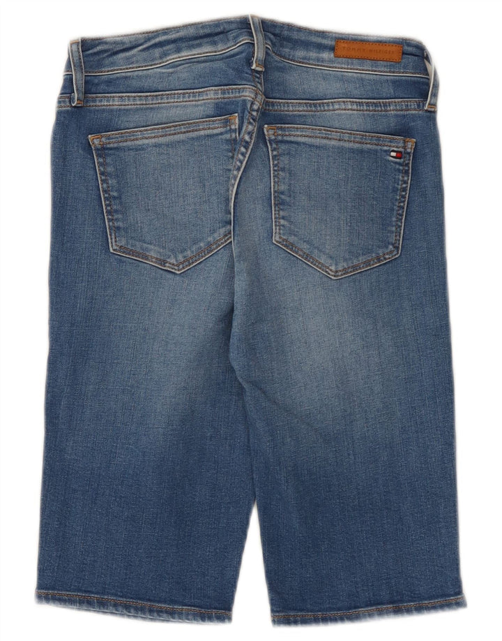 Tommy Hilfiger Womens Slim Denim Shorts W25 XS Blue