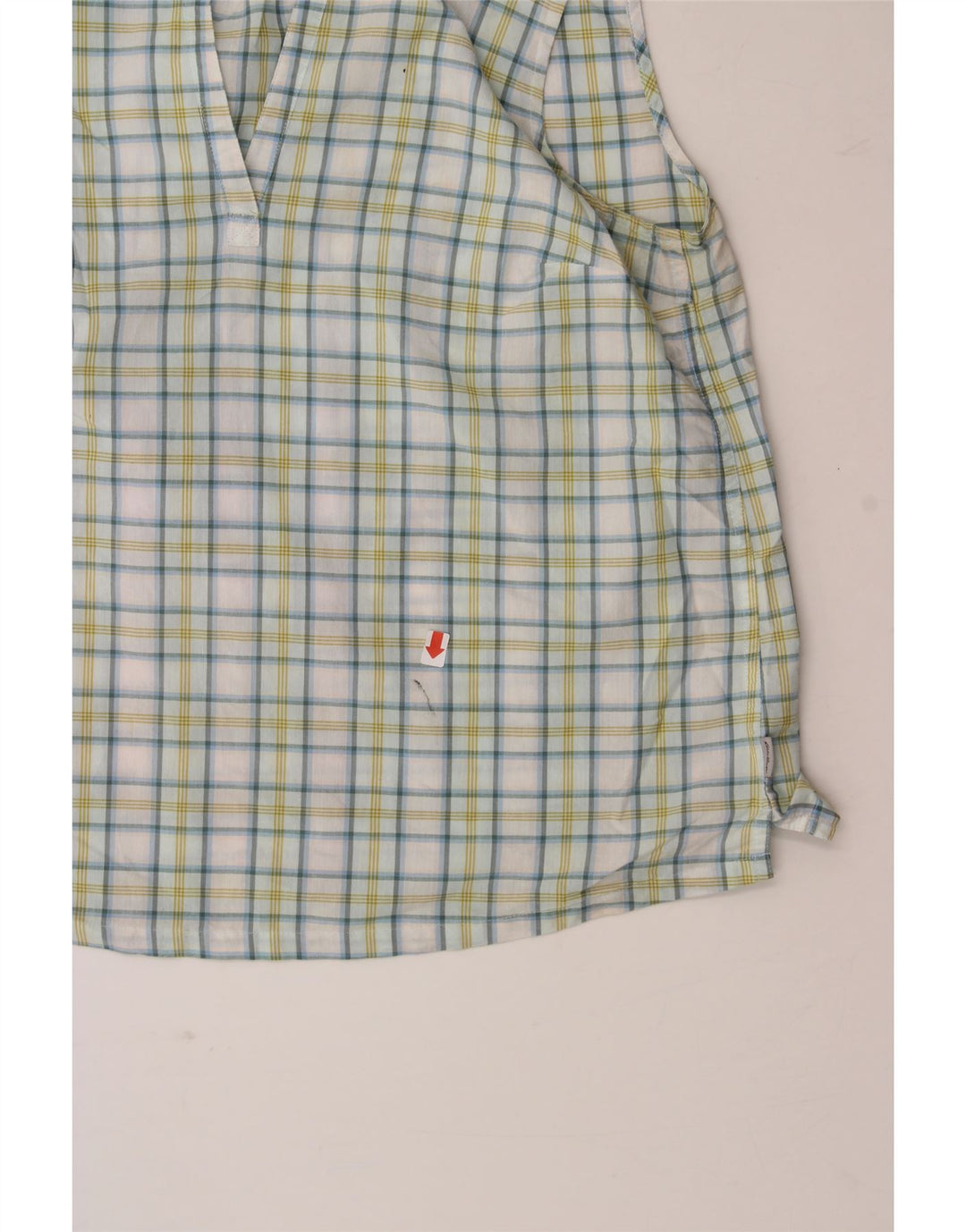 EDDIE BAUER Womens Sleeveless Blouse Top UK 16 Large Blue Check Vintage Eddie Bauer and Second-Hand Eddie Bauer from Messina Hembry 