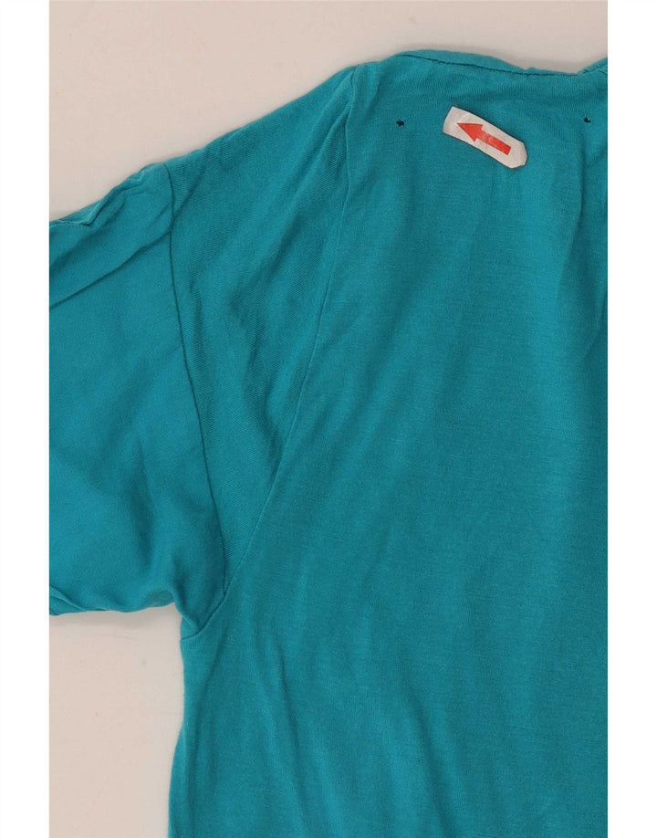 Armani Jeans Womens T-Shirt Top UK 12 Medium Blue