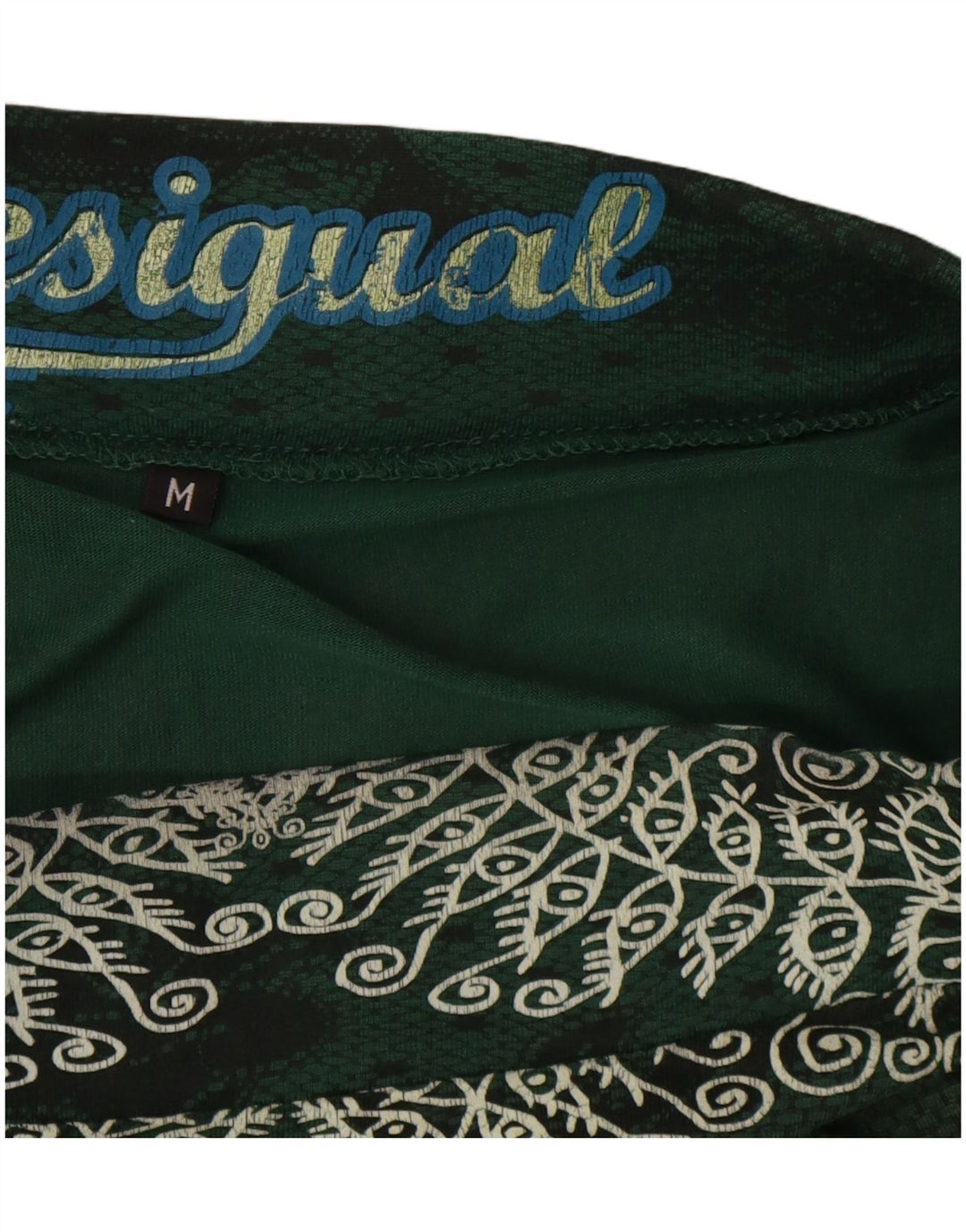 Desigual Womens A-Line Skirt Medium W30 Green Floral