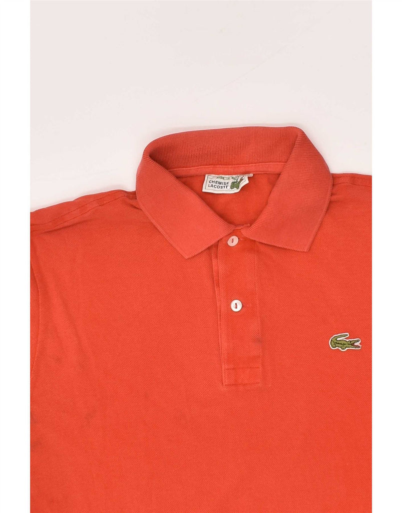 LACOSTE Mens Polo Shirt Small Red Cotton Vintage Lacoste and Second-Hand Lacoste from Messina Hembry 