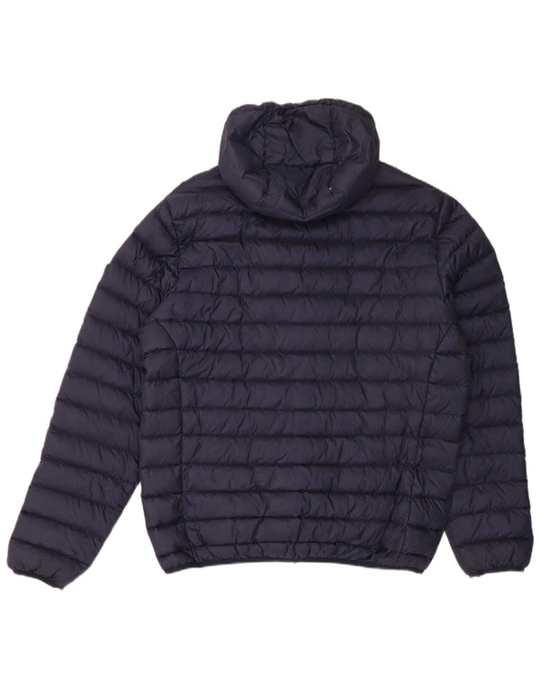 Ciesse Piumini Mens Hooded Padded Jacket UK 44 2XL Navy Blue Nylon