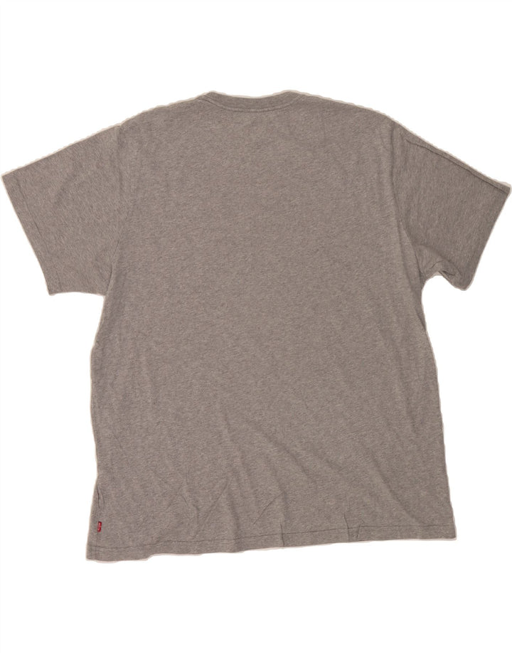 LEVI'S Mens Relaxed Fit T-Shirt Top XL Grey Vintage Levi's and Second-Hand Levi's from Messina Hembry 
