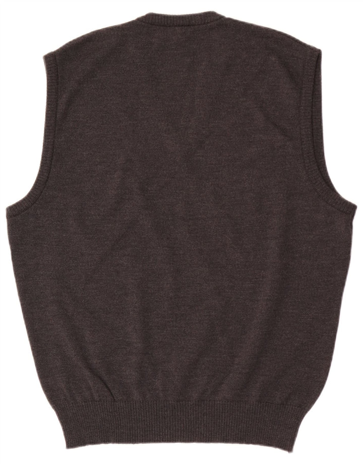 Marz Mens Vest Tank Top EU 54 Large Grey Wool