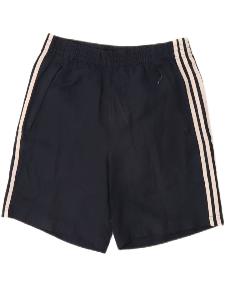 Adidas Mens Sport Shorts Small  Navy Blue Polyester