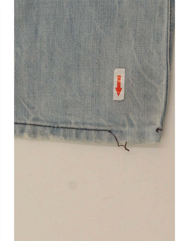 Replay Mens Straight Jeans W36 L34 Blue Cotton