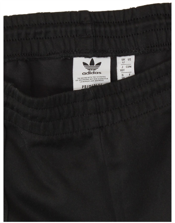 Adidas Womens Tracksuit Trousers UK 12 Medium Black Polyester