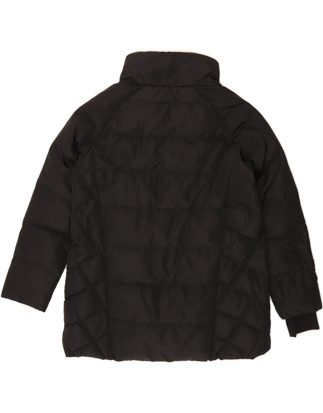 MARELLA Womens Hooded Padded Jacket UK 12 Medium  Black Polyester Vintage Marella and Second-Hand Marella from Messina Hembry 