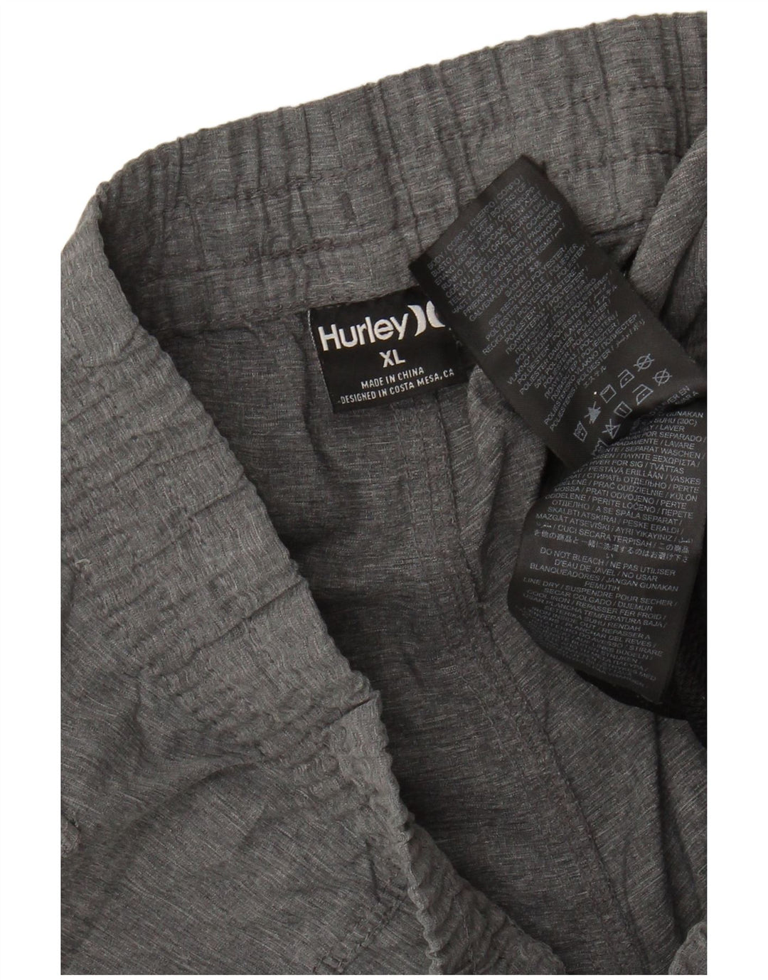 Harley Mens Sport Shorts XL  Grey Polyester