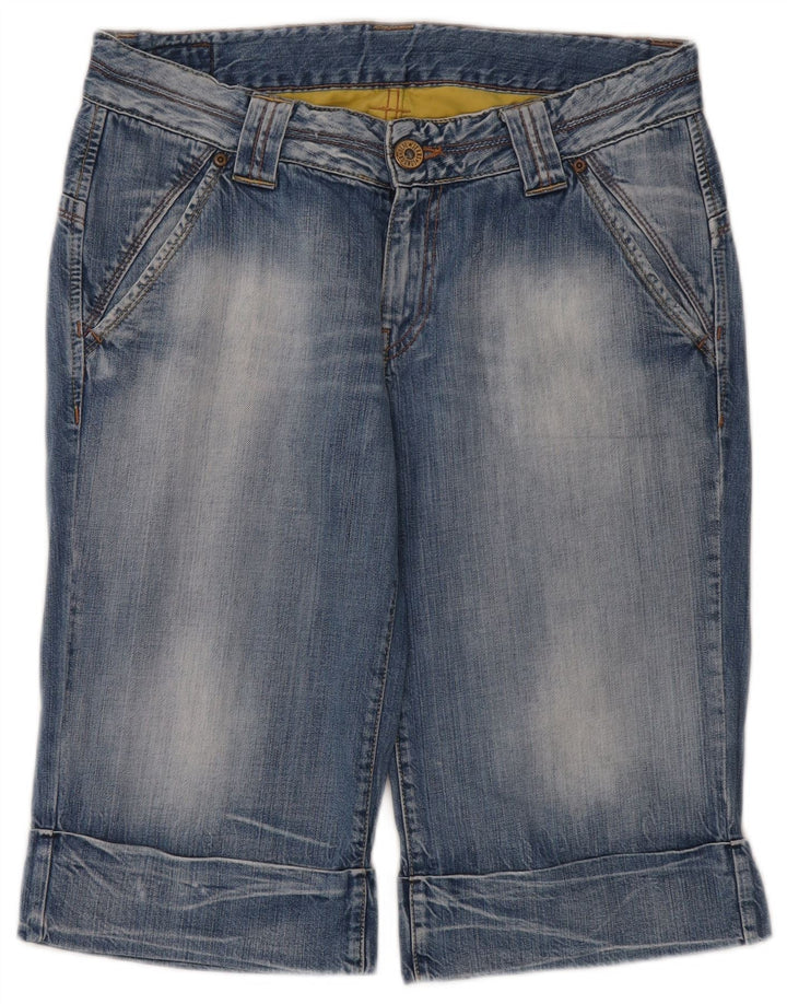 PEPE Jeans Mens Denim Bermuda Shorts W31 Medium Blue Cotton