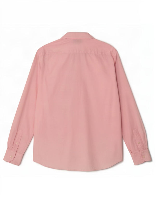 Massimo Dutti Mens Casual Fit Shirt Large Pink