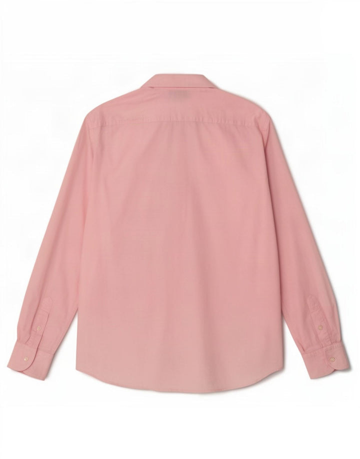 Massimo Dutti Mens Casual Fit Shirt Large Pink