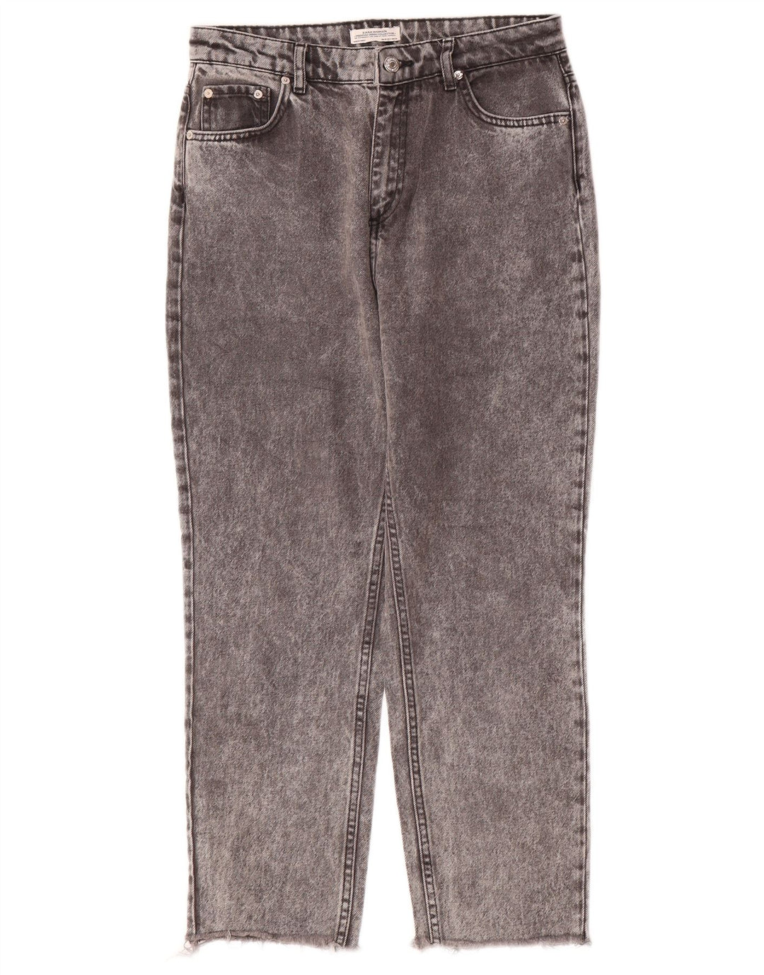 Zara Womens Tapered Jeans EU 38 Small W28 L26 Grey