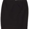 VINTAGE Womens Pencil Skirt UK 10 Small W29  Black Polyester
