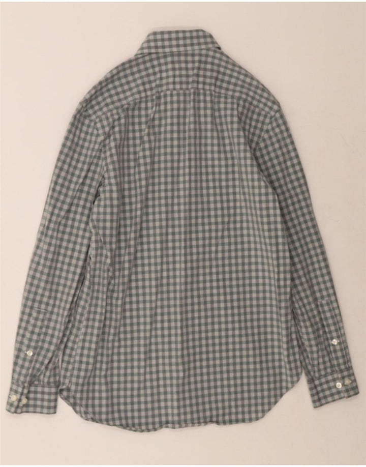 MICHAEL KORS Mens Slim Fit Shirt Size 15 1/2 Medium Grey Check Cotton Vintage Michael Kors and Second-Hand Michael Kors from Messina Hembry 