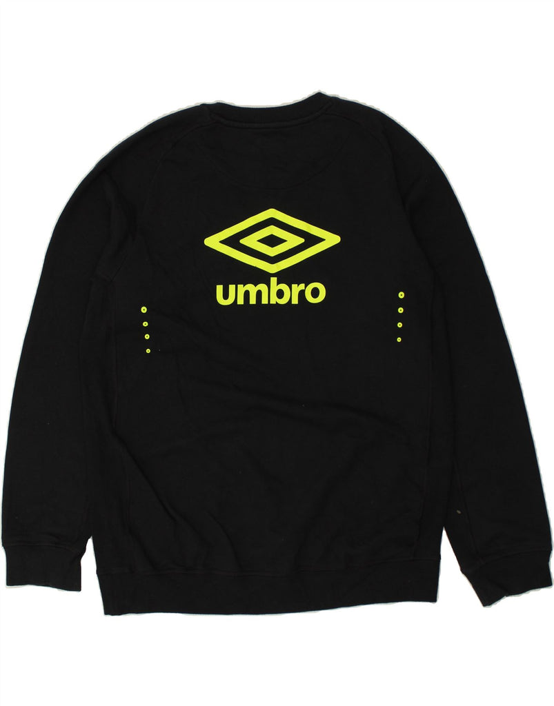 UMBRO Mens Graphic Sweatshirt Jumper XL Navy Blue | Vintage Umbro | Thrift | Second-Hand Umbro | Used Clothing | Messina Hembry 