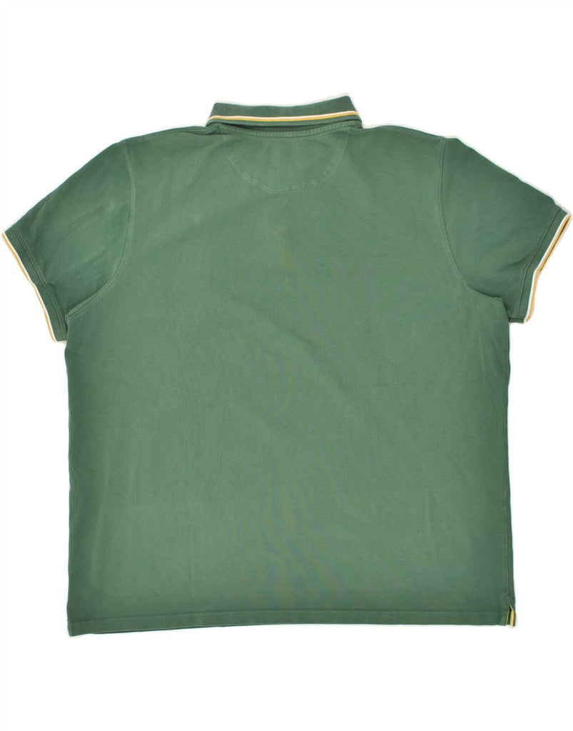 TIMBERLAND Mens Slim Fit Polo Shirt XL Green Cotton | Vintage Timberland | Thrift | Second-Hand Timberland | Used Clothing | Messina Hembry 