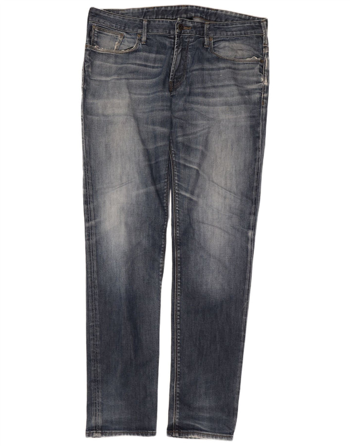 Armani Womens Slim Jeans W34 L34 Blue