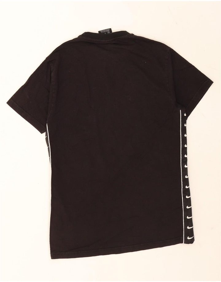 Nike Mens Graphic T-Shirt Top Medium Black Cotton