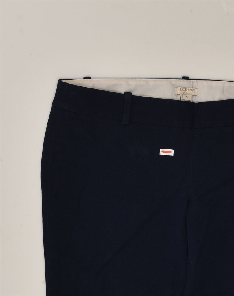 J. CREW Womens Stretch Slim Casual Trousers US 4 Small W25 L24  Navy Blue | Vintage J. Crew | Thrift | Second-Hand J. Crew | Used Clothing | Messina Hembry 