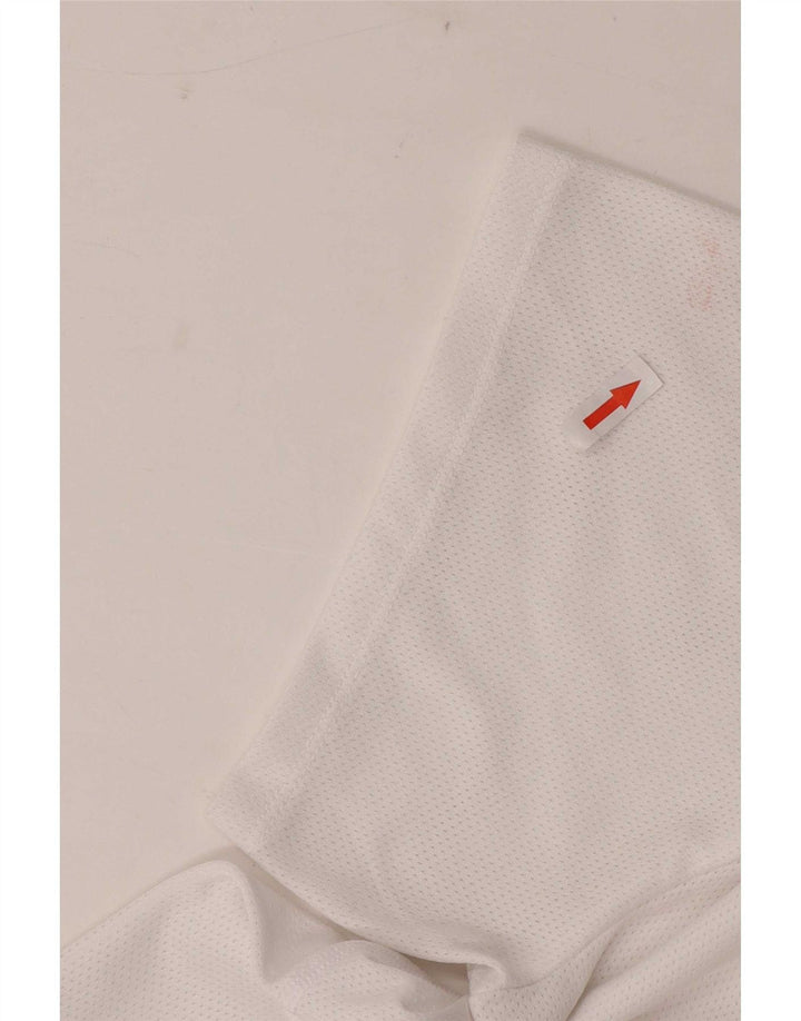 Nike Mens Dri Fit T-Shirt Top XL White Polyester