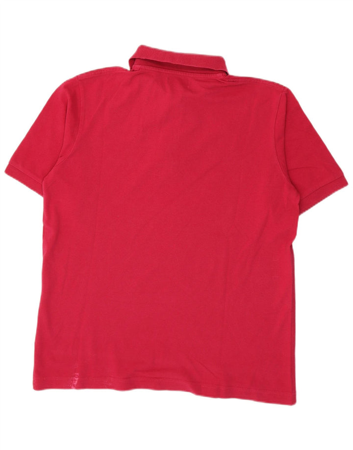 Kappa Mens Polo Shirt Large Pink Cotton