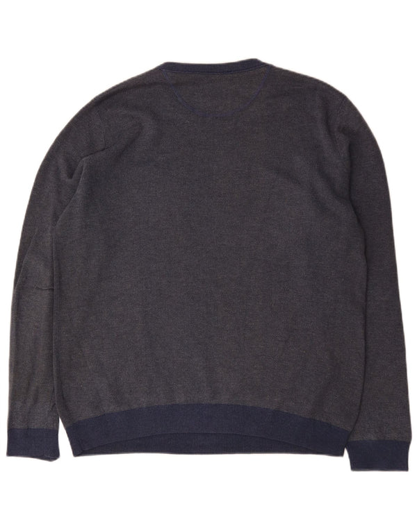 White Stuff Mens Sweatshirt Jumper Medium Navy Blue Cotton