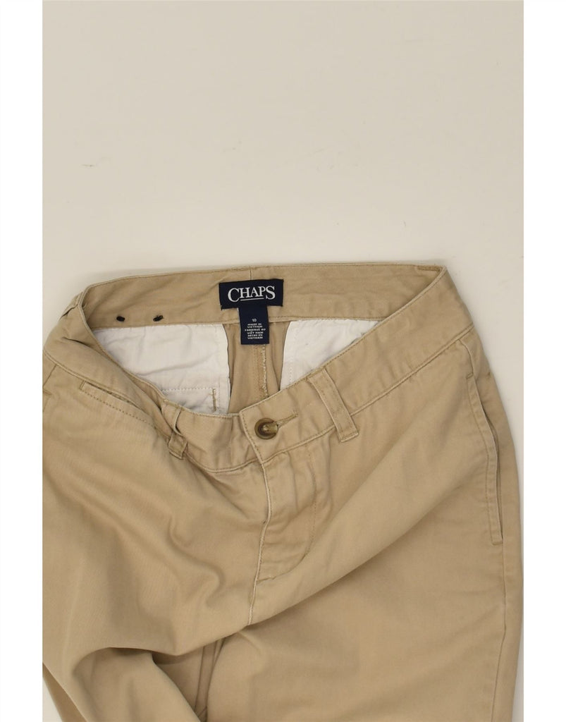 CHAPS Boys Straight Casual Trousers 9-10 Years W24 L24  Beige Cotton | Vintage Chaps | Thrift | Second-Hand Chaps | Used Clothing | Messina Hembry 