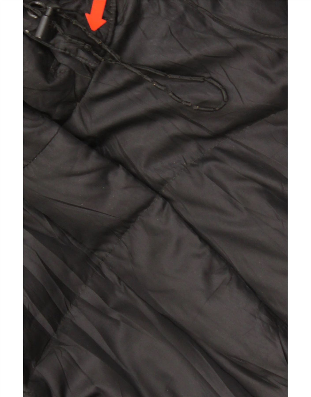 Eddie Bauer Womens Hooded Padded Coat UK 14 Medium Black Polyester