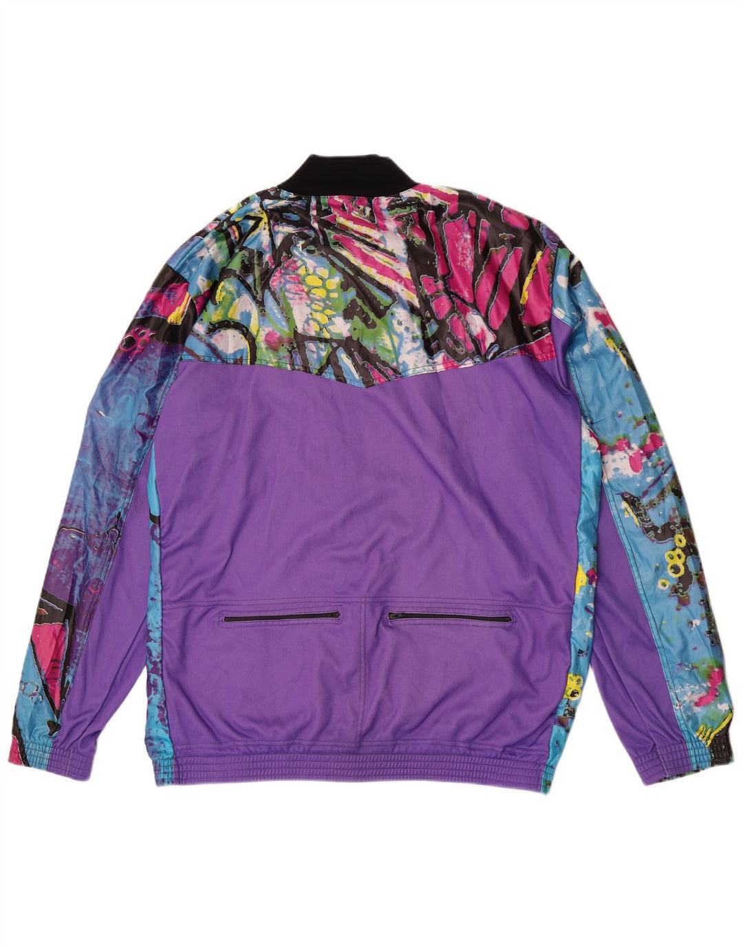 Nalini Mens Abstract Pattern Tracksuit Top Jacket XL Multicoloured