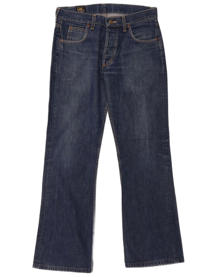 Lee Mens Denver Bootcut Jeans W34 L32 Blue Cotton