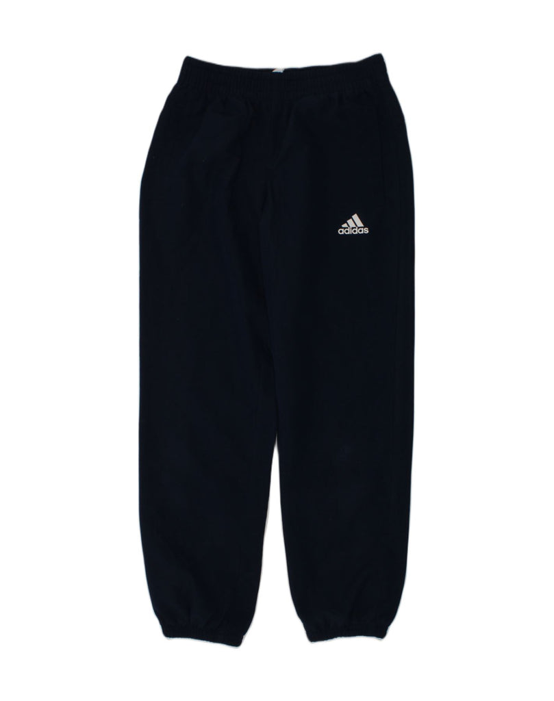 ADIDAS Boys Tracksuit Trousers Joggers 8-9 Years Navy Blue Polyester | Vintage Adidas | Thrift | Second-Hand Adidas | Used Clothing | Messina Hembry 