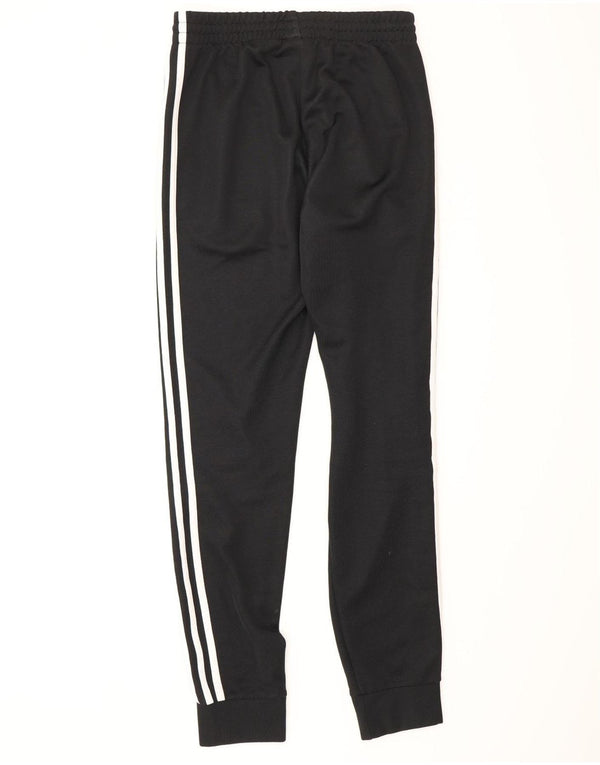 Adidas Mens Tracksuit Trousers Joggers Small Black Polyester