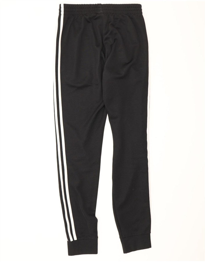 Adidas Mens Tracksuit Trousers Joggers Small Black Polyester