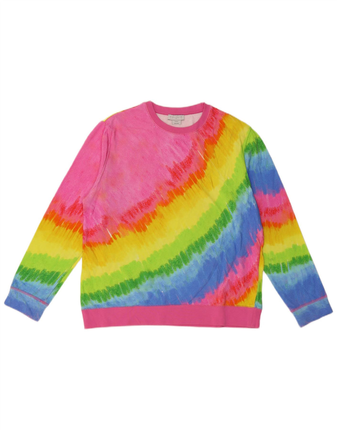 STELLA MCCARTNEY Girls Sweatshirt Jumper 14-15 Years Multicoloured Tie Dye
