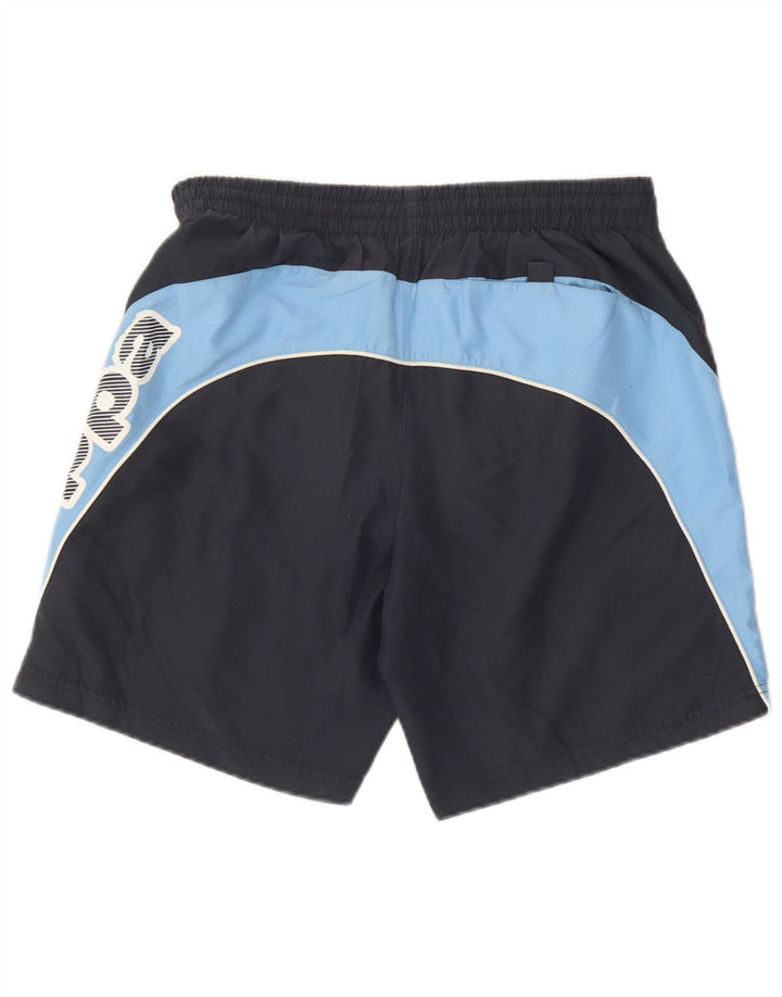 Kappa Mens Graphic Swimming Shorts XS  Navy Blue Colourblock Polyester