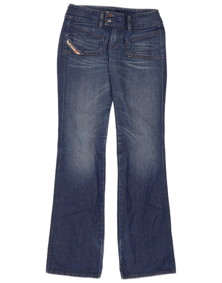 Diesel Womens Bootcut Jeans W28 L34 Blue Cotton