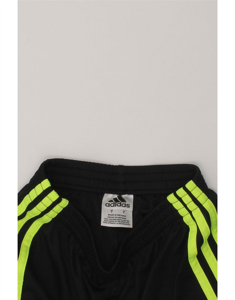 ADIDAS Boys Sport Shorts 6-7 Years Black Polyester | Vintage Adidas | Thrift | Second-Hand Adidas | Used Clothing | Messina Hembry 