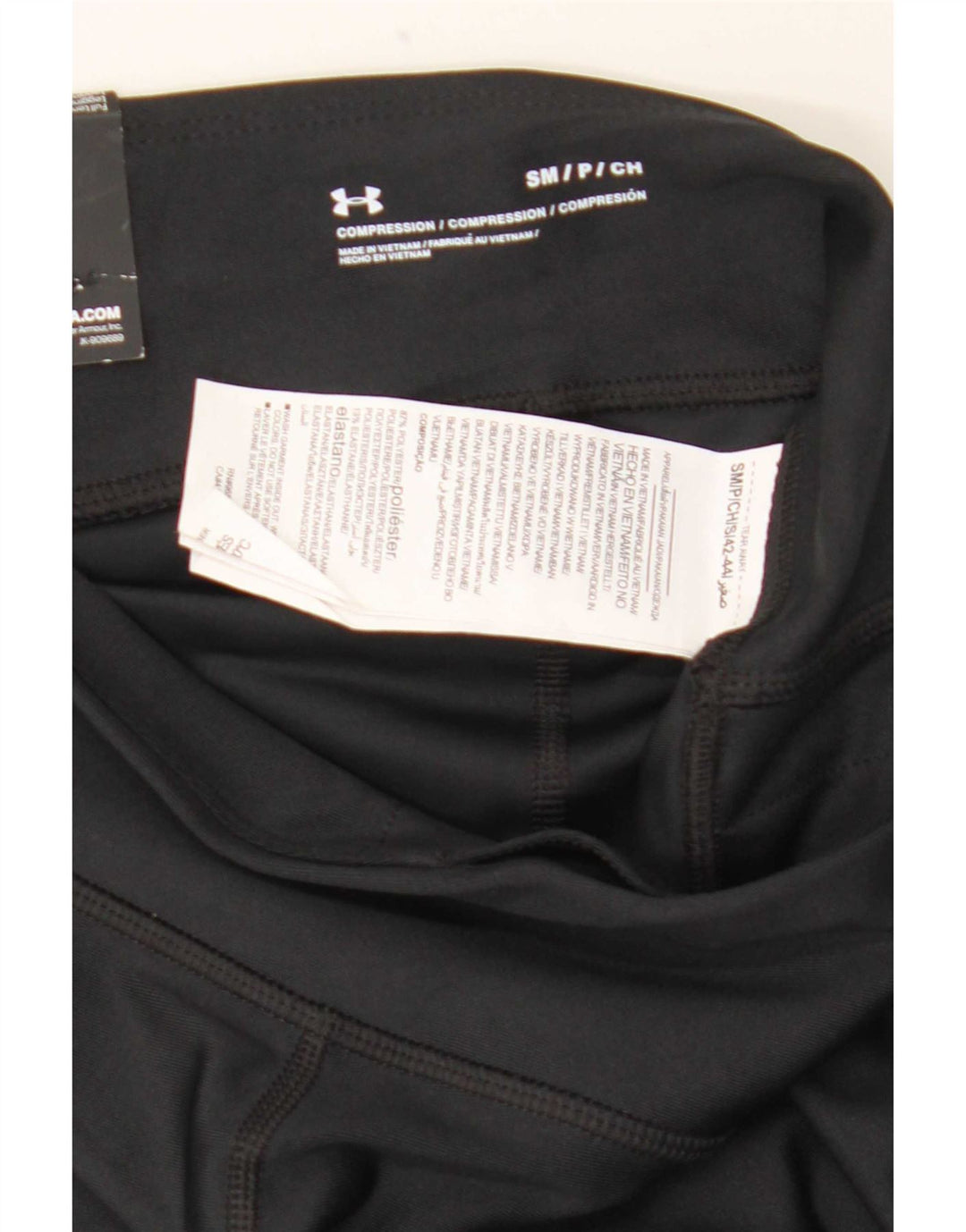 Under Armour Womens Graphic Leggings UK 8 Small  Black Polyester