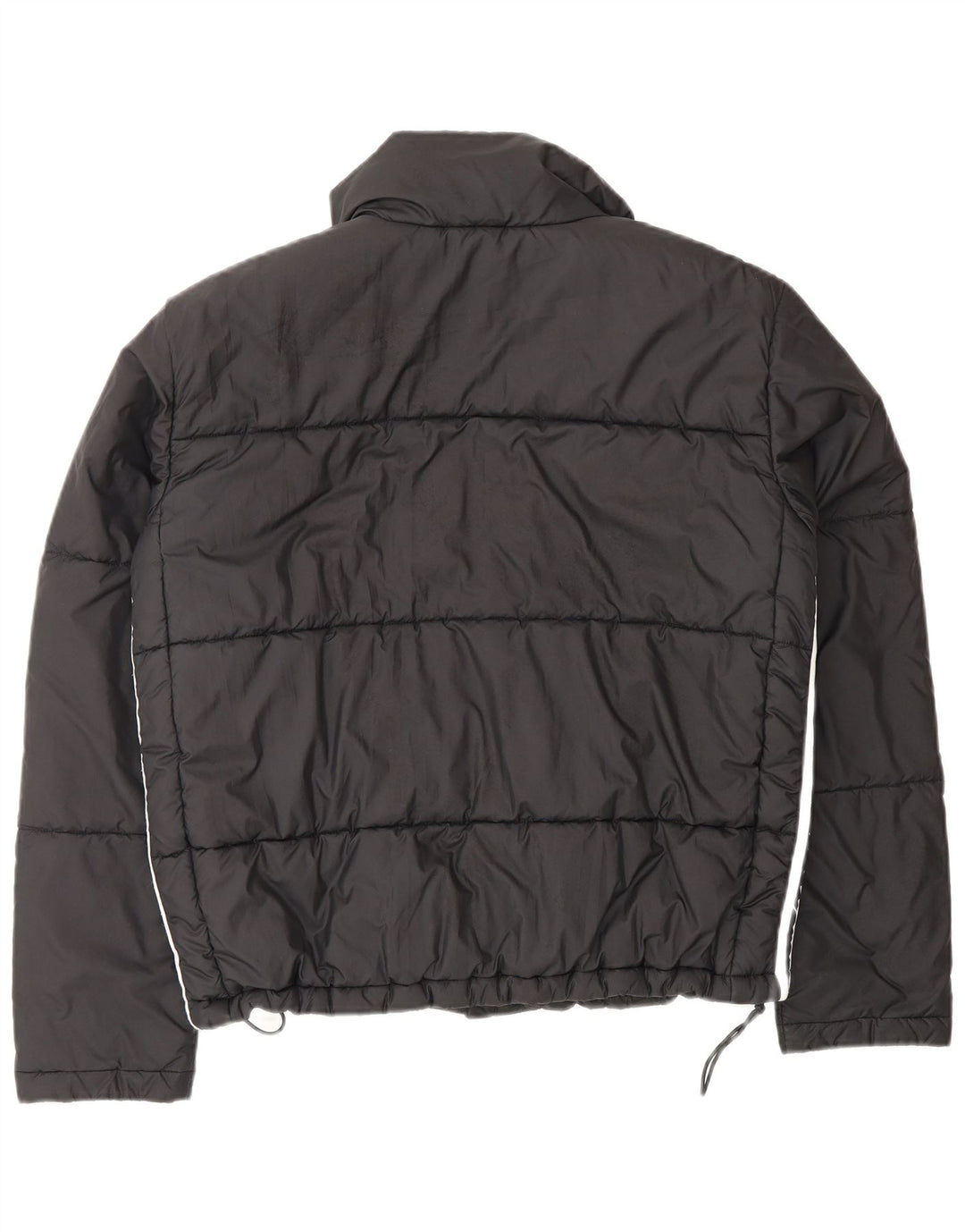 Adidas Womens Oversized Padded Jacket UK 10 Small Black Polyester