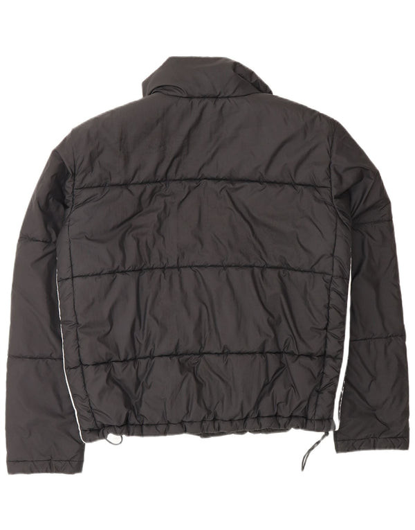 Adidas Womens Oversized Padded Jacket UK 10 Small Black Polyester