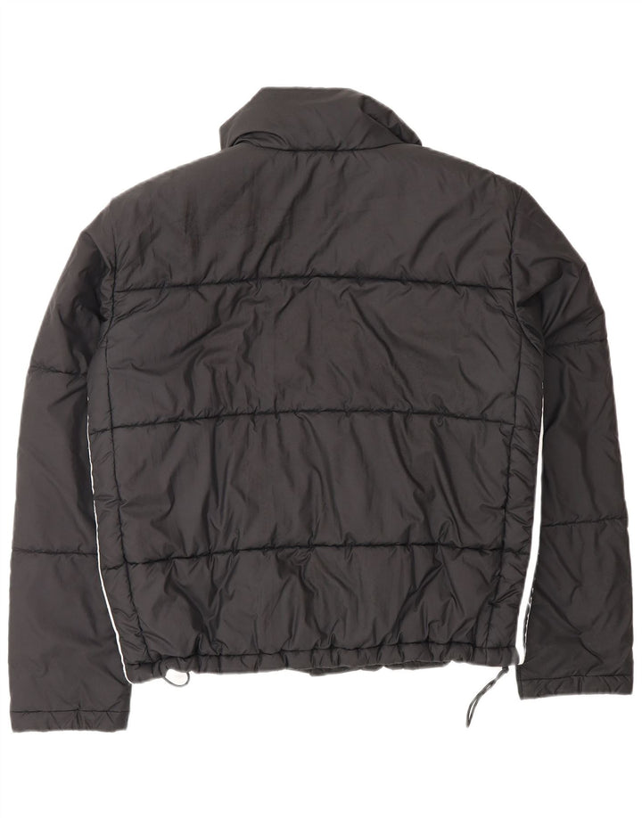 Adidas Womens Oversized Padded Jacket UK 10 Small Black Polyester