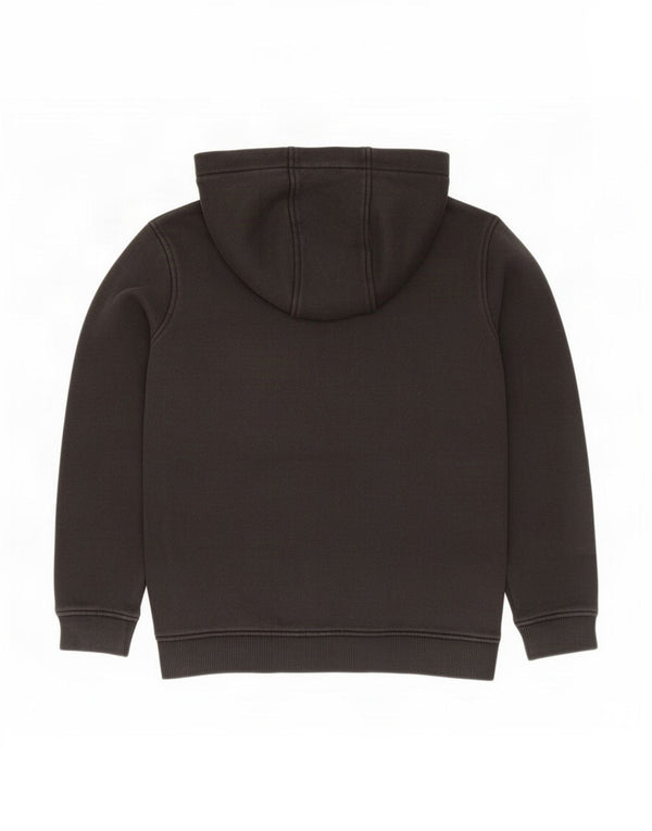 Jack Wills Boys Graphic Zip Hoodie Sweater 8-9 Years Black Cotton