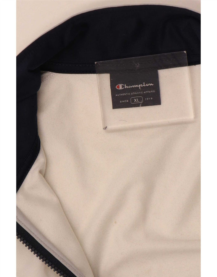 Champion Mens Tracksuit Top Jacket XL Grey Colourblock