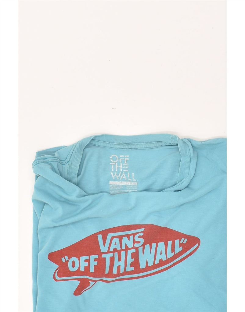 VANS Mens Graphic T-Shirt Top Large Blue | Vintage Vans | Thrift | Second-Hand Vans | Used Clothing | Messina Hembry 