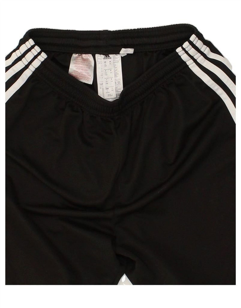 ADIDAS Boys Sport Shorts 13-14 Years Black Polyester | Vintage Adidas | Thrift | Second-Hand Adidas | Used Clothing | Messina Hembry 