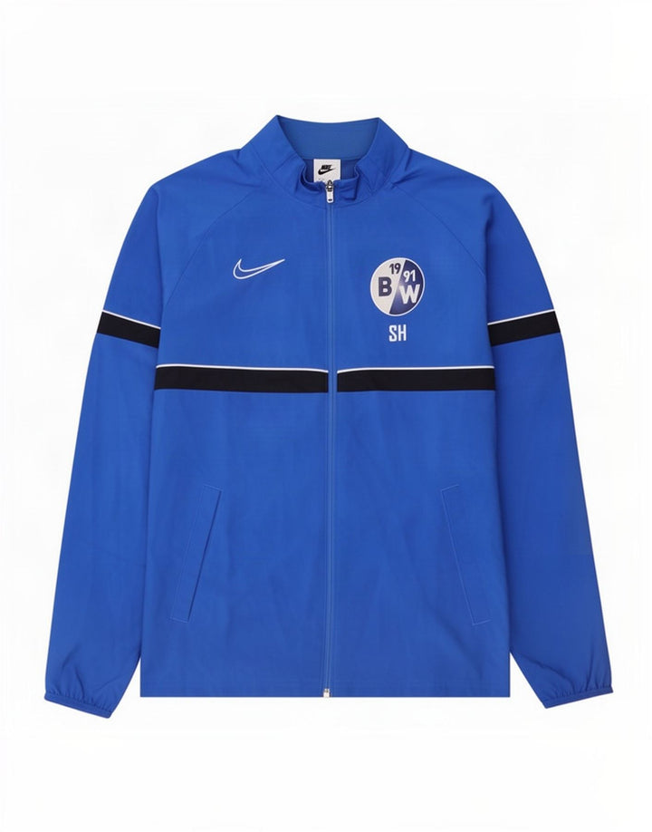 Nike Mens Dri Fit Graphic Tracksuit Top Jacket Medium Blue Colourblock